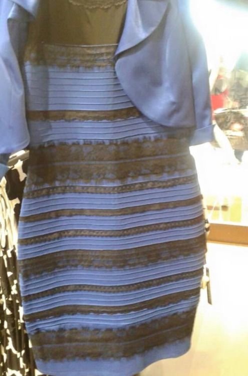 Even Engineers are Finding the Answer of Which color is this dress ?