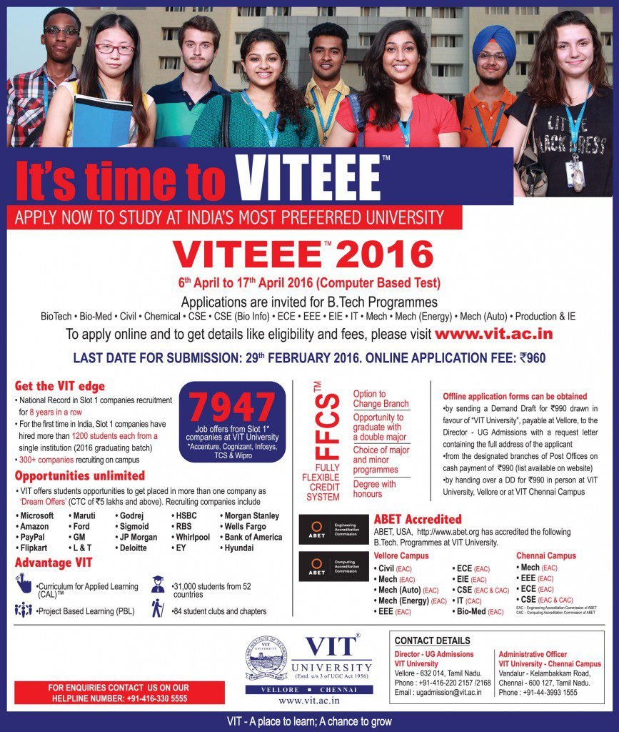 VITEEE Options 23112015 Final