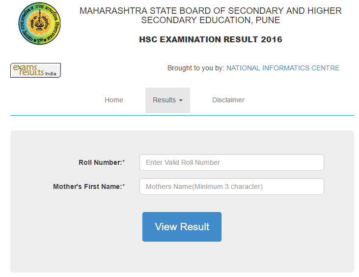 www.mahresult.nic.in Check Maharashtra Board (MSBSHSE) HSC Class 12th Result 2016 Declared | Overall 86.60% pass percentage Maharashtra Board HSC Class 12th Result 2016