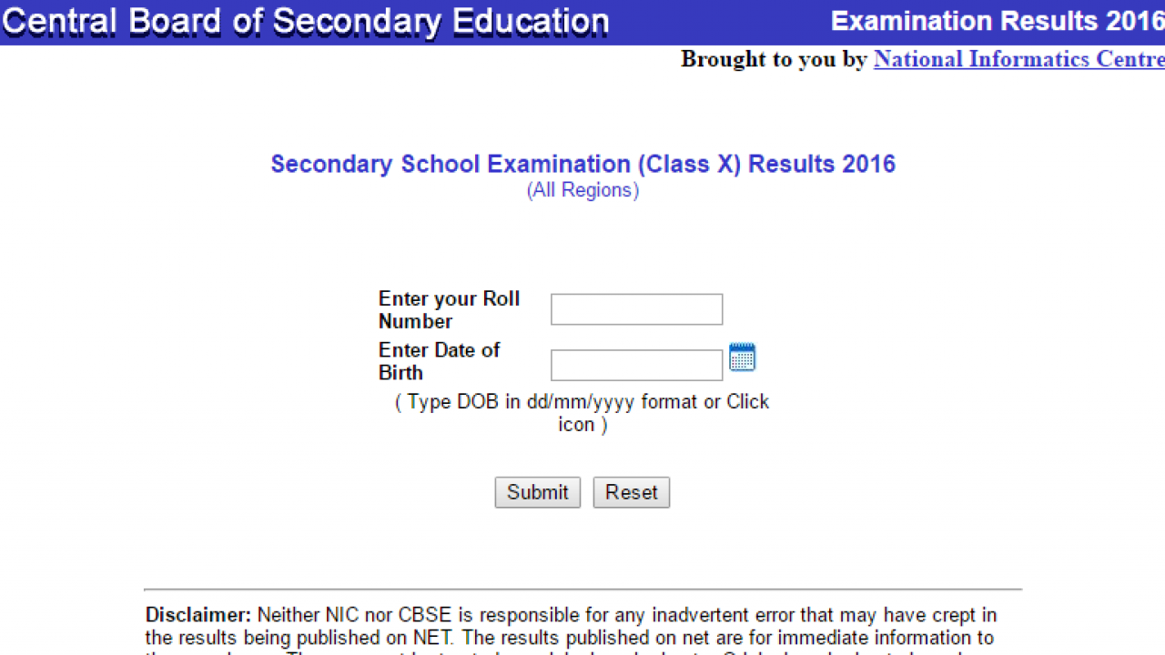 Check Cbse Class 10th Results 16 All Region Declared At Www Cbseresults Nic In Engineers Corner