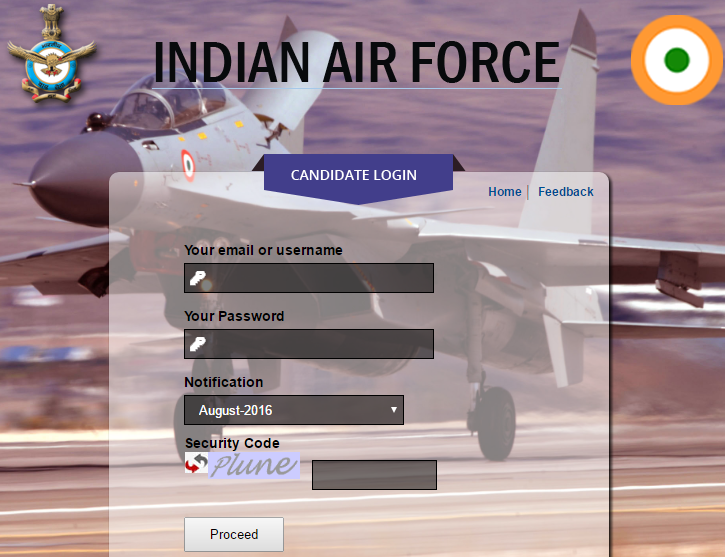 AFCAT Result 2016-17 - Indian Air Force