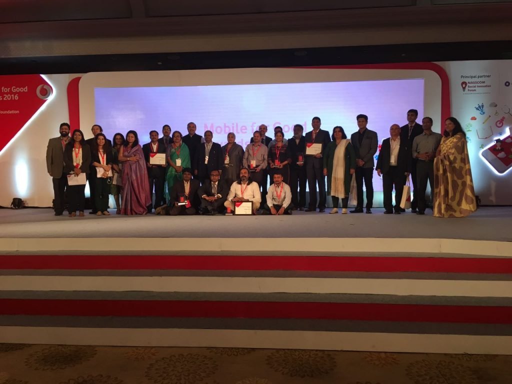 Vodafone and Nasscom Mobile for goood awards 2016