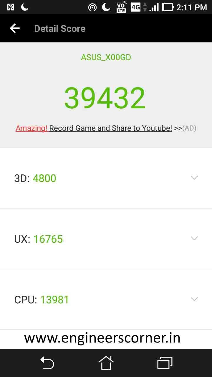 ASUS Zenfone 3S Max Performance Antutu