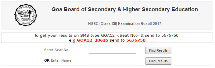 Goa Board HSSC Class 12th Result 2017 Declared, Check Here Goa Board Class 12th Result 2017
