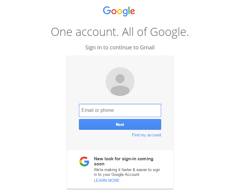 The New Google sign-in page is finally Here - Engineers Corner