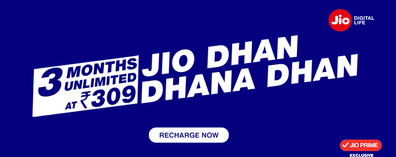 Reliance Jio Dhan Dhana Dhan Offer 2017 – All you need to know Jio Dhan Dhana Dhan Offer