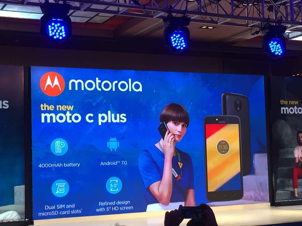 Moto C Plus Launch Event
