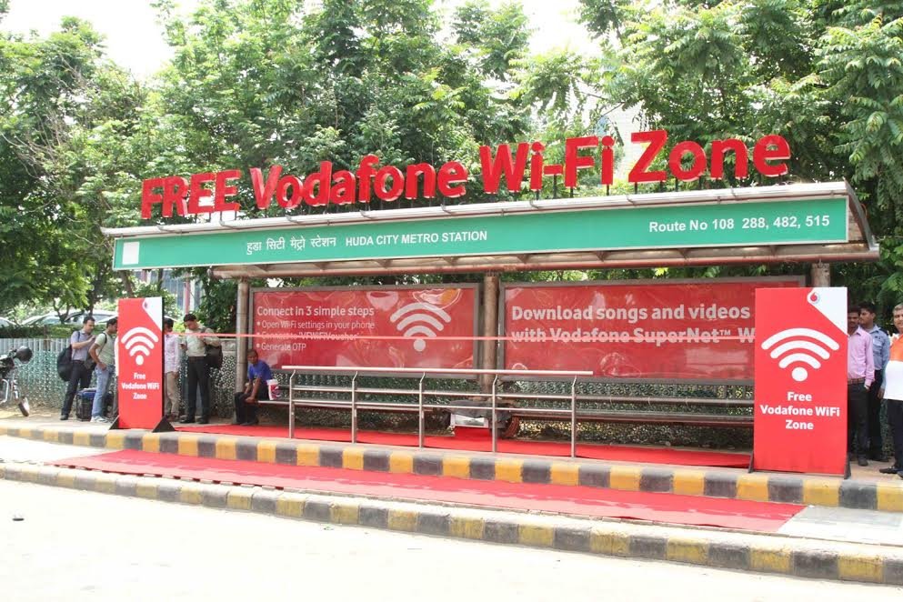 Vodafone WiFi Bus Shelter