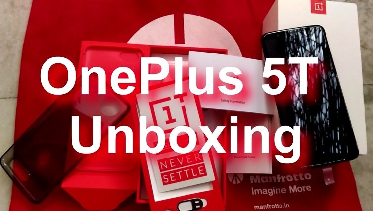 OnePlus 5T Unboxing – The Flagship Killer OnePlus 5T Unboxing