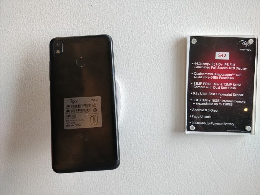itel s42 rear camera