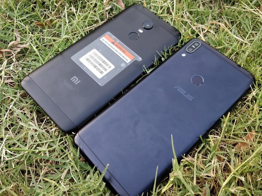 ASUS Zenfone Max Pro M1 and Redmi Note 5 Compare Design