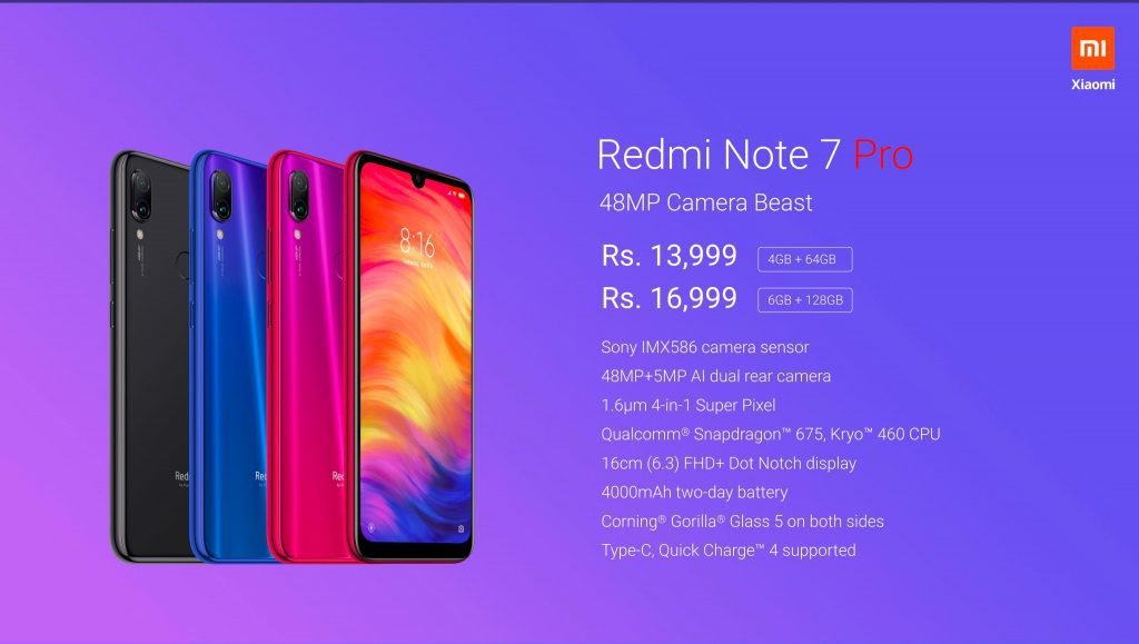 Redmi Note 7 Pro
