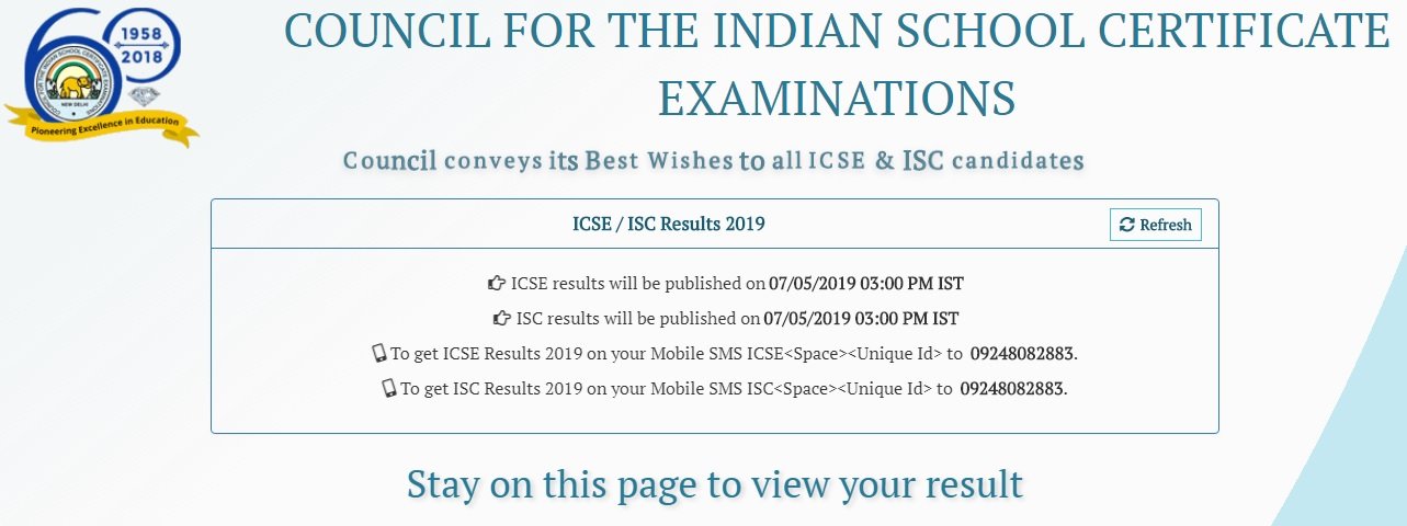 ICSE Class 10th and ISC Class 12th Result 2019