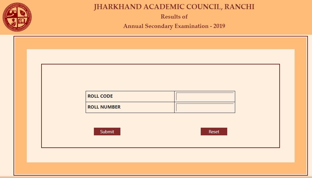 JAC Class 10th Result 2019