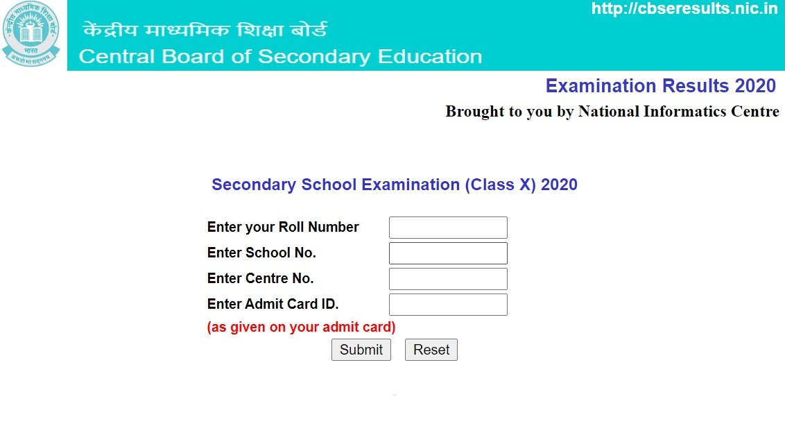 CBSE Class 10th Result 2020 Declared @cbseresults.nic.in | 91.46% ...