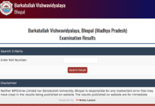 Barkatullah University BU Bhopal Result 2023 Declared for 1st, 2nd and 3rd Year BA, B.Sc, B.Com and MA Barkatullah-University-Bu-Bhopal-result