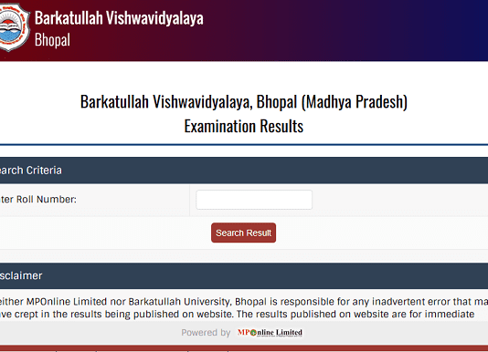 Barkatullah University BU Bhopal Result 2023 Declared for 1st, 2nd and 3rd Year BA, B.Sc, B.Com and MA Barkatullah-University-Bu-Bhopal-result