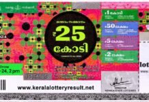 Kerala Lottery Result Winner