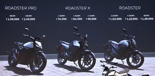Ola Electric Unveils Roadster Series E-Motorcycles, Starting at Just ₹74,999 Ola Roadster X