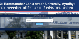 RMLAU Result 2024 Avadh University UG and PG Marksheet