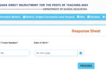 TG DSC Exams 2024: Answer Key Released- Check Response Sheet Now! TG DSC teacher Exam Answer key sheet