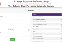 VBSPU Result 2024 Declared: Download UG and PG Marksheet at vbspu.ac.in  VBSPU Result 2024