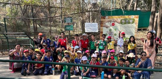 Ryan International Academy Bavdhan Students Champion Wildlife Conservation with Animal Adoption Initiative Students of Ryan International Academy Bavdhan at Rajiv Gandhi Zoological Park after adopting leopard and bear.