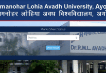 RMLAU Result 2025 Declared- Check UG & PG Marksheet at rmlau.ac.in RMLAU avadh university results