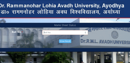 RMLAU avadh university results