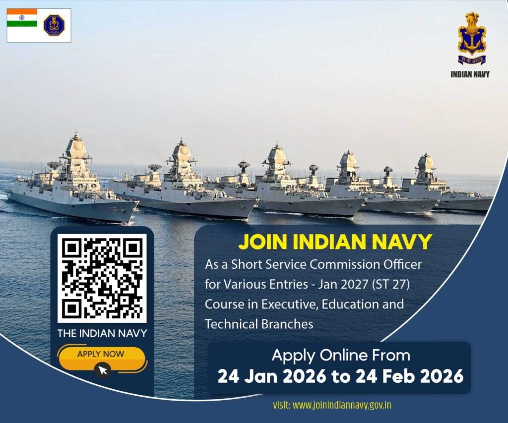 Indian Navy SSC Job 2027