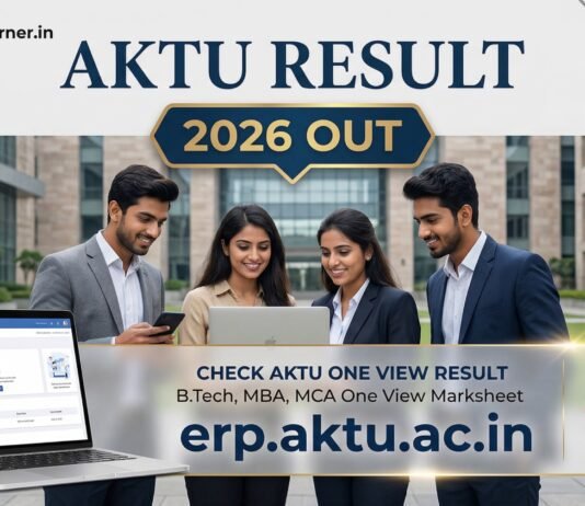 AKTU Result 2026 Out: B.Tech, MBA, MCA One View Marksheet at erp.aktu.ac.in AKTU Result 2026
