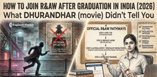 How to Join RAW After Graduation in India (2026): What Dhurandhar Didn’t Tell You How to join RAW India 2026 guide inspired by Dhurandhar