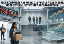 Tech Companies Are Firing 736 People a Day in 2026, Most of Them Just Posted Record Revenue Tech Companies Are Firing 736 People a Day While Posting Record Profits in 2026