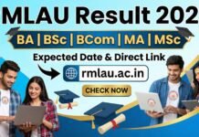 RMLAU Result 2026: BA, BSc, BCom, MA, MSc Expected Date & Direct Link rmlau results 2026