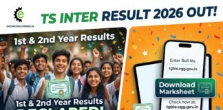 TS Inter Result 2026 - TSBIE 1st and 2nd Year Result Link @ tgbie.cgg.gov.in, Manabadi