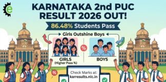 Karnataka 2nd PUC Result 2026 Out: 86.48% Students Pass, Girls Outshine Boys – Check Marks at karresults.nic.in karnataka 2nd puc result 2026
