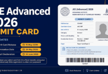 JEE Advanced 2026 Admit Card download guide - Hall ticket release date May 11 at jeeadv.ac.in