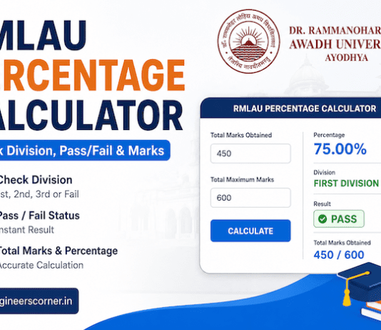 RMLAU Avadh University Exam Calculator